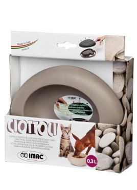 IMAC Ciottoli S03 Bowl For Dog and Cat - Beige - 300 ml